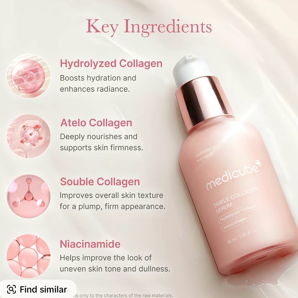 Medicube Pink Triple Collagen Serum Set — Hydrating Pink Face Care - Picture 7 of 8